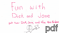 1995ish Dick Jane and The Axe Murderer by Charles and Barbara Buckman