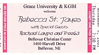 2001-11-08 Rebecca St. James Ticket.jpg